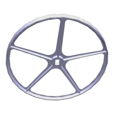 Koło pasowe bębna Alluvium do pralki — średnica: 285 mm (4055114161)