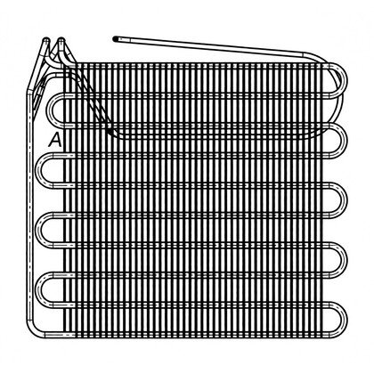 Parownik do chłodziarki i zamrażarki Electrolux / AEG 2064298025