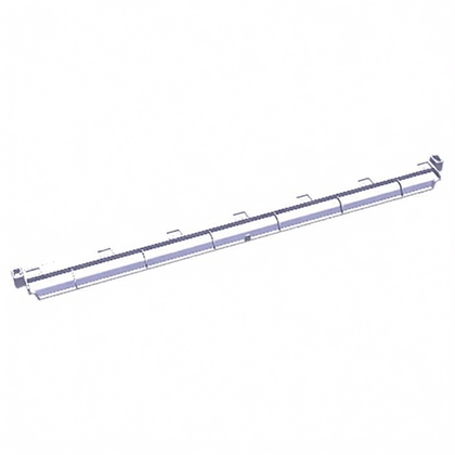 Plastikowe ramki półek do lodówe Listwa krawędziowa szklanej półki chłodziarki Electrolux / AEG biała 472 mm 2433981012