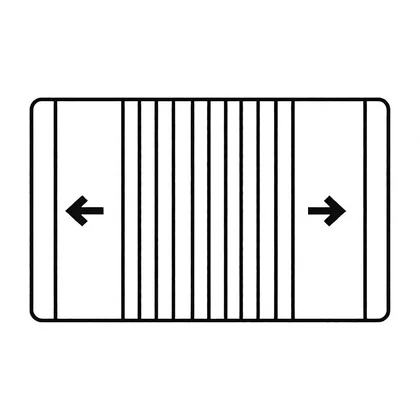 Rozsuwana półka do piekarnika Electrolux / AEG 35–56 cm 50284160004