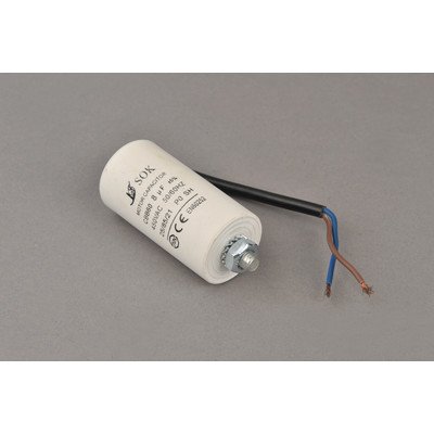 KONDENSATOR 8 UF / 450V KABEL (27037)