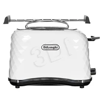 Toster DeLonghi Brillante CTJ 2103.W biały 900 W