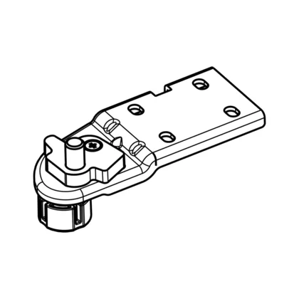 Zawias dolny prawy z pinem do chłodziarki Electrolux / AEG 140028243016