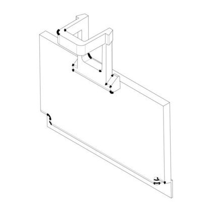 Kant pokrywy drzwi Electrolux (2425324080)