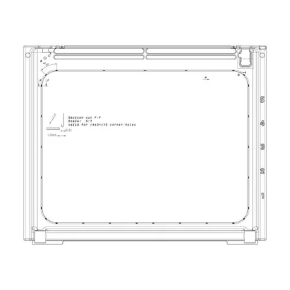 Elementy obudowy Ramka przednia do piekarnika Electrolux / AEG nonpyro, F.PROBE 5611713206