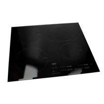 Płyty szklane Szyba do płyty grzewczej Electrolux / AEG czarna 590 x 520 mm 140018774012