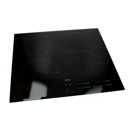 Płyty szklane Szyba do płyty grzewczej Electrolux / AEG czarna 590 x 520 mm 140018774012