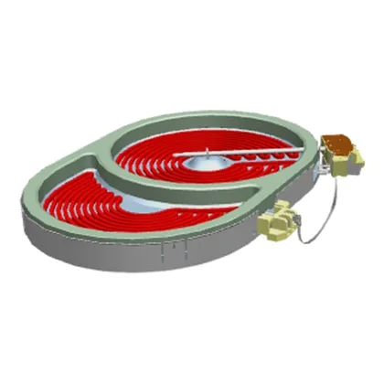 Podwójne owalne pole grzejne do płyty Electrolux / AEG 170 x 265 mm 2200 W 3890808243