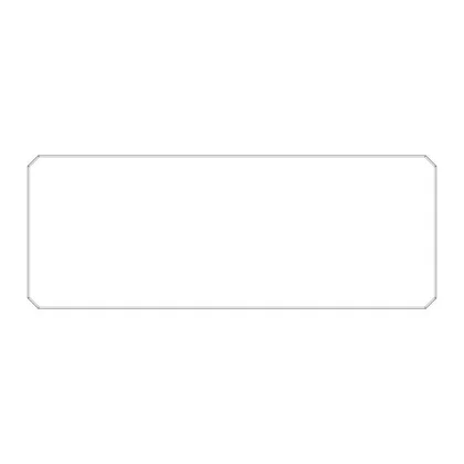 Półka szklana do chłodziarki Electrolux / AEG 773 x 290 mm 2249093051