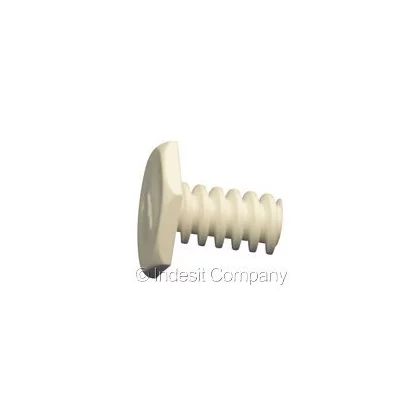 Elementy obudowy do lodówek Whir Nóżka regulowana do lodówki i zamrażarki Ariston / Indesit / Hotpoint / Whirlpool 17,7 x 37,5 mm C00053419 488000506981 C00506981