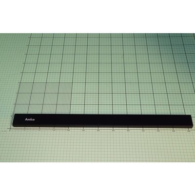 Panel frontowy l.Amica czarny do okapu Amica (1042450)