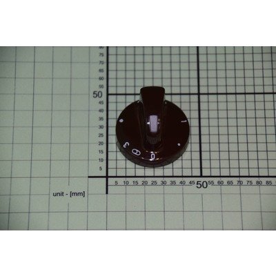 Pokrętło brązowe płytki grzejnej 3 z prawej + pole poszerzone (9004664)