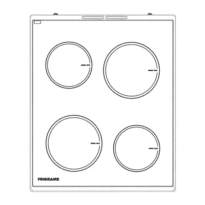 Płyty szklane Płyta ceramiczna z ramką do kuchenki Electrolux / AEG 496 x 600 mm nierdzewna