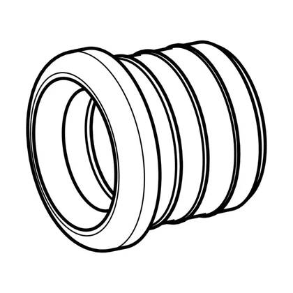 Uszczelnienie węża do suszarki bębnowej Electrolux / AEG 13,5/18,5 mm