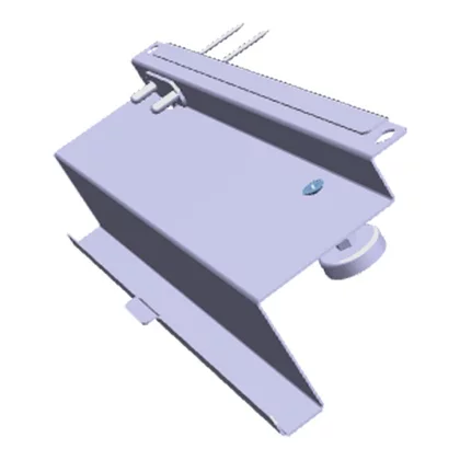 Dystans prawy z magnesem do okapu Electrolux / AEG 183,6 x 48,2 x 40,6 mm