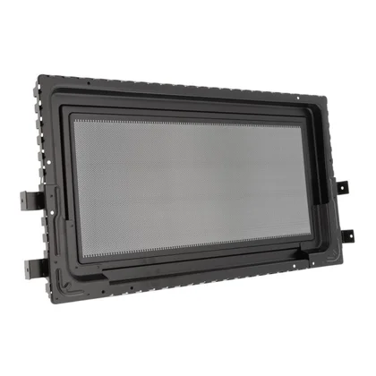 Środkowa rama drzwi do kuchenki mikrofalowej Electrolux / AEG czarna 50293779000