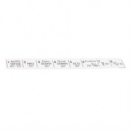 Naklejka programów do zmywarki Electrolux / AEG 1174726305