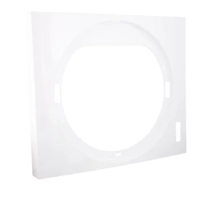 Części drzwiczek do suszarek bęb Blacha przednia przy oknie z zawiasem do suszarki Electrolux / AEG 4055306593