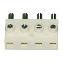 Wtyk 4-polowy do płyty Amica biały 8014419