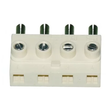 Wtyk 4-polowy do płyty Amica biały 8014419