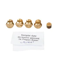 Komplet dysz gazowych propan-butan do kuchenki i płyty gazowej Mora X224