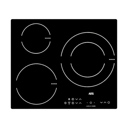 Blat szklano-ceramiczny do płyty grzejnej Electrolux / AEG 590 x 520 mm 5614371119