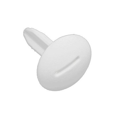 Zaślepka sworznia zawiasu chłodziarki, biała (2063364018)