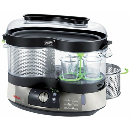 Parowar Tefal Vitacuisine Gourmand 2000 W 10 l czarny VS7001