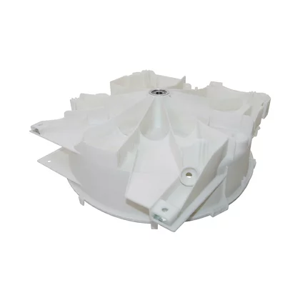 Tylna połowa zbiornika pralki z łożyskami Whirlpool / Indesit / Ariston / Hotpoint 481941818377 C00311607