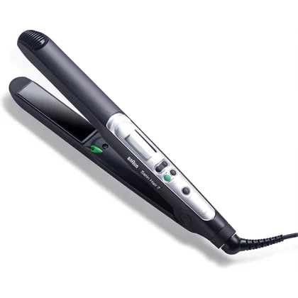 Prostownica do włosów Braun Satin Hair 7 ST 710 170 W czarno-srebrna