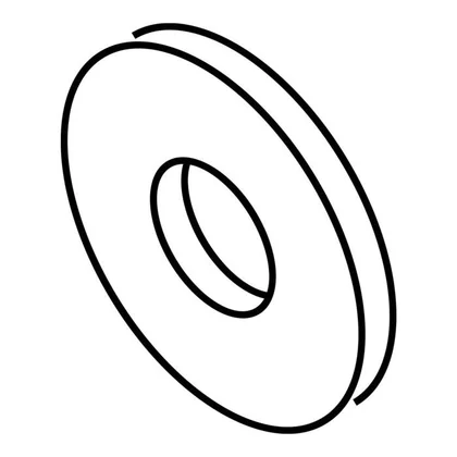 Uszczelka drzwi piekarnika Electrolux / AEG 15 mm / 6 mm x 1,5 mm