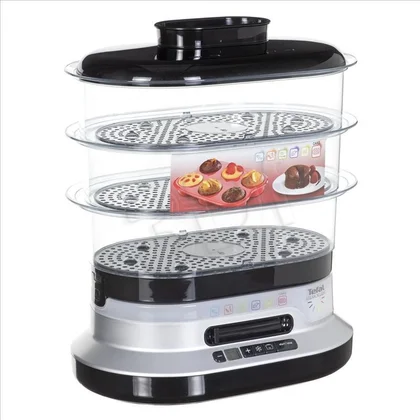 Parowar elektryczny Tefal Steam N' Light VC3008 900 W 10 l biało-czarny