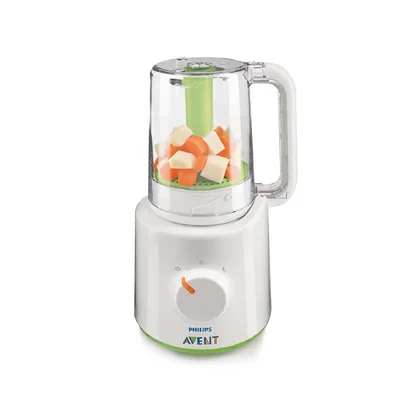 Parowar i blender Philips Avent 400 W biało-zielony 1 l SCF870/22
