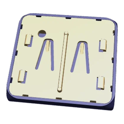 Pokrętło szuflady do piekarnika, kuchni i płyty grzejnej Electrolux / AEG nierdzewne 71,8 x 71,8 mm