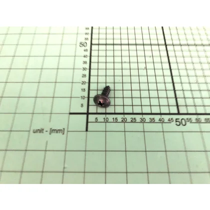 Blachowkręt do urządzeń Amica 4,2 x 13 mm czarny ocynk DIN ISO 968