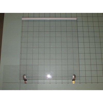 Nakrywa szklana 51 kropki ABS biały (9030650)