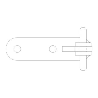 Zawias środkowy drzwi lodówki Electrolux / AEG