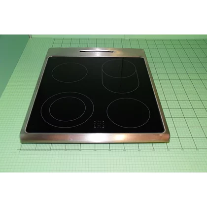 Płyta ze szkła ceramicznego z ramą do kuchni elektrycznej Amica czarna 9067418