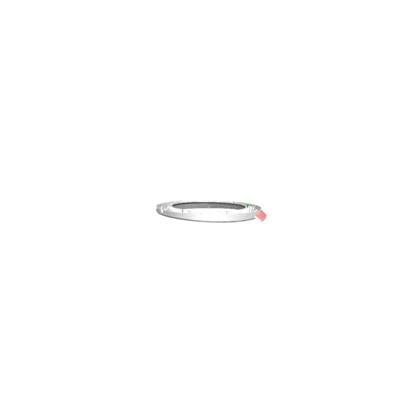 Futryna przednia drzwi do pralki Electrolux / AEG srebrno-czarna Ø464 mm