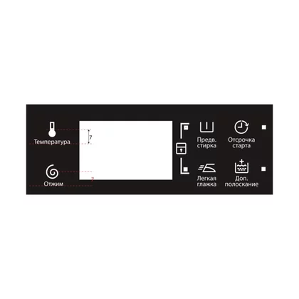 Wspornik panelu drukowany do pralki Electrolux / AEG 1929612511