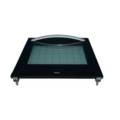 Elementy drzwi/Listwy drzwi do p Zespół drzwi z szybą zewnętrzną do piekarnika Amica 502S p370W 9060376