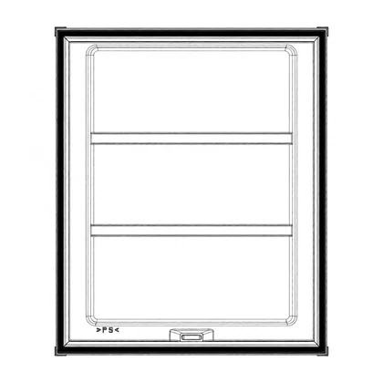 Drzwi zamrażarki do lodówki Electrolux / AEG białe 531 x 642,5 mm VIP