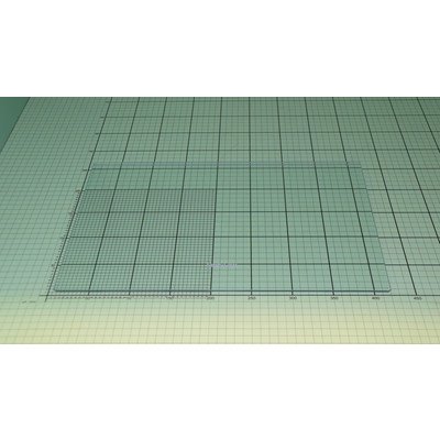 Półka szklana 415x260x4 do chłodziarko-zamrażarki Amica (1021909)