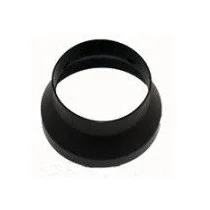 Kołnierz redukcyjny do okapu Ariston / Indesit / Hotpoint / Whirlpool 150-120 mm czarny C00051049 480122101981 C00631021 488000631021