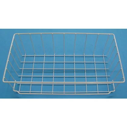 Półki na drzwi różni producenci Kosz dolny zamrażarki Gorenje / Hisense biały 396238