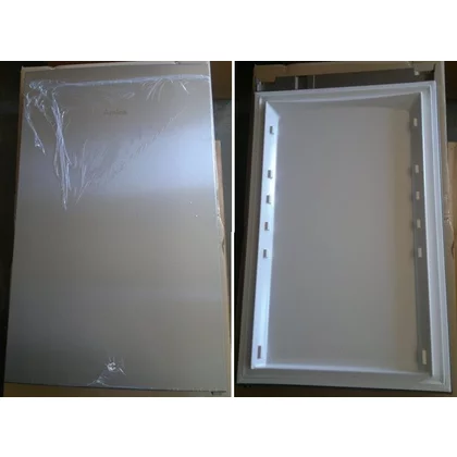 Drzwi chłodziarki do chłodziarko-zamrażarki Amica inox 1031487
