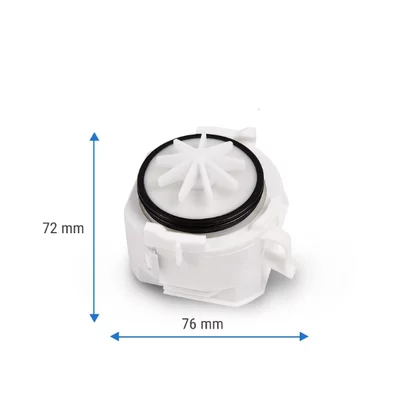 Silnik pompy odpływowej do zmywarki Bosch / Siemens na 3 zatrzaski 00611332/00620774