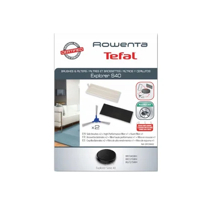 Zestaw szczotek bocznych i filtrów do robota odkurzającego Rowenta / Tefal / Moulinex ZR720002