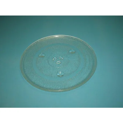 Talerz szklany do kuchenki mikrofalowej Amica 315 mm koniczynka wypukła 1017529