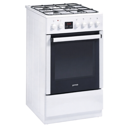Kuchnia gazowo-elektryczna Gorenje K55306AW 50 cm